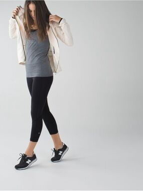 Lululemon Pace Rival Cropped Leggings 22" Black Size 8